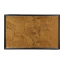 Elite Global Solutions 20 3/4" x 12 3/4" Rectangular Kobe Tray - Melamine, Black/Gold (B177208-GLDB) thumbnail 2