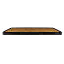 Elite Global Solutions 20 3/4" x 12 3/4" Rectangular Kobe Tray - Melamine, Black/Gold (B177208-GLDB) thumbnail 6