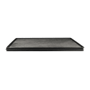 Elite Global Solutions 20 3/4" x 12 3/4" Rectangular Kobe Tray - Melamine, Black/Silver (B177208-SLVB) thumbnail 5