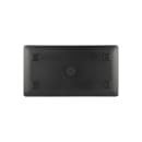 Elite Global Solutions 12 5/8" x 6 7/8" Rectangular Kobe Tray - Melamine, Black/Silver (B179128-SLVB) thumbnail 4