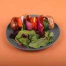 Elite Global Solutions 8" Round Melamine Salad Plate, Dark Gray (B182080-DGS) thumbnail 6