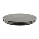 Elite Global Solutions 10 3/4" Round Melamine Dinner Plate, Dark Gray (B182106-DGS) thumbnail 5