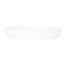 Elite Global Solutions 5 1/4" Round Melamine Monet Plate - White (B190053-W) thumbnail 3
