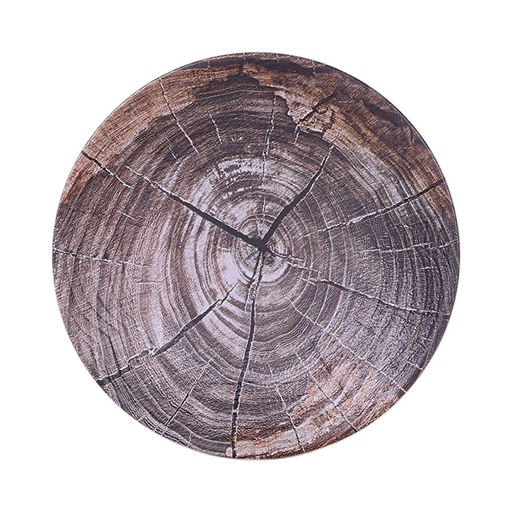 Elite Global Solutions 8 1/2" Round Melamine Denali Plate - Knotwood (B20294-KW)