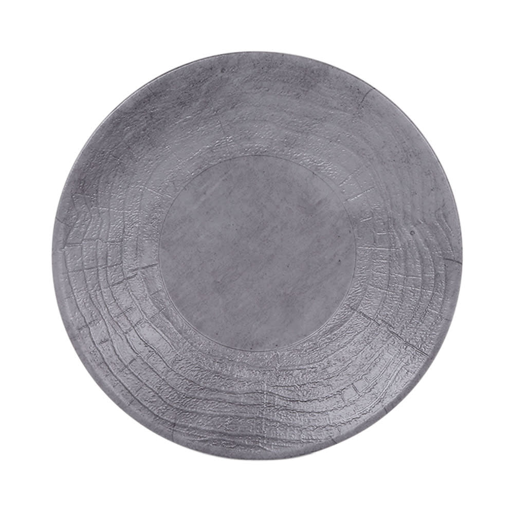 Elite Global Solutions 6 1/4" Round Melamine Denali Plate - Cement (B20365-CM)