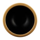 Elite Global Solutions 4 oz Round Melamine Bowl, Black/Gold (B245035-GLDB) thumbnail 2