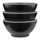 Elite Global Solutions 4 oz Round Melamine Bowl, Black/Silver (B245035-SLVB) thumbnail 6