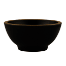 Elite Global Solutions 13 oz Round Melamine Bowl, Black/Gold (B245052-GLDB) thumbnail 3