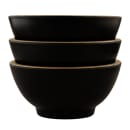 Elite Global Solutions 13 oz Round Melamine Bowl, Black/Gold (B245052-GLDB) thumbnail 6