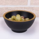 Elite Global Solutions 13 oz Round Melamine Bowl, Black/Gold (B245052-GLDB) thumbnail 7