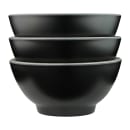 Elite Global Solutions 13 oz Round Melamine Bowl, Black/Silver (B245052-SLVB) thumbnail 6