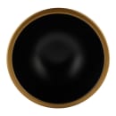 Elite Global Solutions 20 oz Round Melamine Bowl, Black/Gold (B245060-GLDB) thumbnail 2