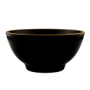 Elite Global Solutions 20 oz Round Melamine Bowl, Black/Gold (B245060-GLDB) thumbnail 3