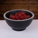 Elite Global Solutions 20 oz Round Melamine Bowl, Black/Silver (B245060-SLVB) thumbnail 7