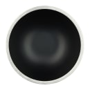 Elite Global Solutions 53 oz Round Melamine Serving Bowl, Black/Silver (B245080-SLVB) thumbnail 2