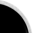 Elite Global Solutions 8 1/4" Round Melamine Bowl Lid, Black/Silver (B246080-SLVB) thumbnail 5