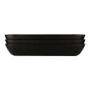 Elite Global Solutions 97 oz Oval Melamine Serving Bowl, Black/Gold (B247200-GLDB) thumbnail 6