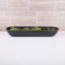 Elite Global Solutions 97 oz Oval Melamine Serving Bowl, Black/Gold (B247200-GLDB) thumbnail 8