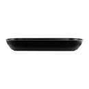 Elite Global Solutions 97 oz Oval Melamine Serving Bowl, Black/Silver (B247200-SLVB) thumbnail 3