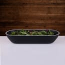 Elite Global Solutions 70 oz Oval Melamine Serving Bowl, Black/Silver (B248152-SLVB) thumbnail 7