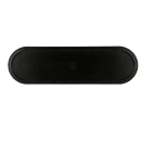Elite Global Solutions 20 1/4" x 6" Oval Melamine Bowl Lid - Black/Gold (B250200-GLDB) thumbnail 4