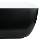 Elite Global Solutions 147 oz Rectangular Melamine Serving Bowl, Black/White (B263208-BW) thumbnail 5
