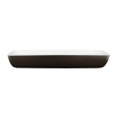Elite Global Solutions 147 oz Rectangular Melamine Serving Bowl, White/Chocolate (B263208-WS/CH) thumbnail 3