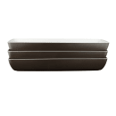 Elite Global Solutions 147 oz Rectangular Melamine Serving Bowl, White/Chocolate (B263208-WS/CH) thumbnail 6