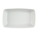 Elite Global Solutions 72 oz Rectangular Melamine Serving Bowl, White/Chocolate (B264105-WS/CH) thumbnail 2