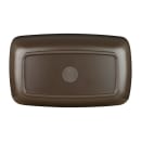 Elite Global Solutions 72 oz Rectangular Melamine Serving Bowl, White/Chocolate (B264105-WS/CH) thumbnail 4