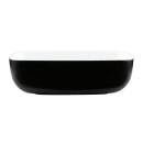 Elite Global Solutions 19 oz Rectangular Melamine Bowl, Black/White (B265069-BW) thumbnail 3