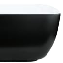 Elite Global Solutions 19 oz Rectangular Melamine Bowl, Black/White (B265069-BW) thumbnail 5