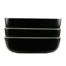 Elite Global Solutions 19 oz Rectangular Melamine Bowl, Black/White (B265069-BW) thumbnail 6