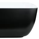 Elite Global Solutions 45 oz Rectangular Melamine Serving Bowl, Black/White (B266069-BW) thumbnail 5
