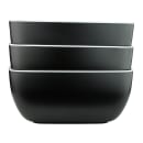 Elite Global Solutions 45 oz Rectangular Melamine Serving Bowl, Black/White (B266069-BW) thumbnail 6