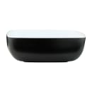 Elite Global Solutions 31 oz Square Melamine Serving Bowl, Black/White (B267065-BW) thumbnail 3