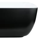 Elite Global Solutions 31 oz Square Melamine Serving Bowl, Black/White (B267065-BW) thumbnail 5