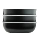 Elite Global Solutions 31 oz Square Melamine Serving Bowl, Black/White (B267065-BW) thumbnail 6