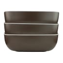 Elite Global Solutions 31 oz Square Melamine Serving Bowl, White/Chocolate (B267065-WS/CH) thumbnail 6