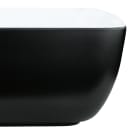 Elite Global Solutions 113 oz Square Melamine Serving Bowl, Black/White (B267098-BW) thumbnail 5