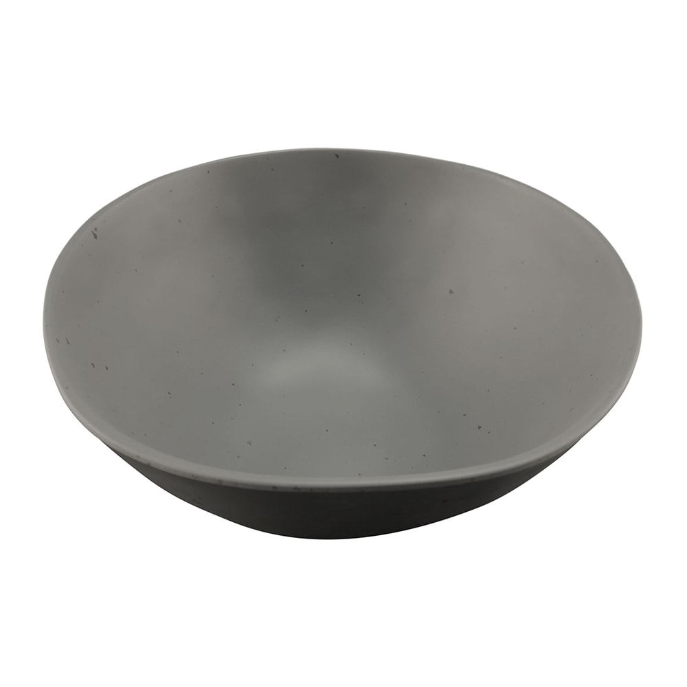 Elite Global Solutions 35 oz Round Melamine Serving Bowl, Dark Gray (B275076-DGS)