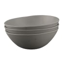 Elite Global Solutions 35 oz Round Melamine Serving Bowl, Dark Gray (B275076-DGS) thumbnail 6