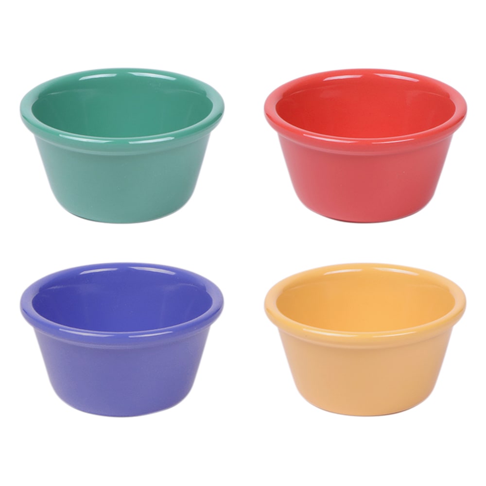 Elite Global Solutions 4 oz Melamine Ramekin, Assorted Colors (B3134SM-MIX)