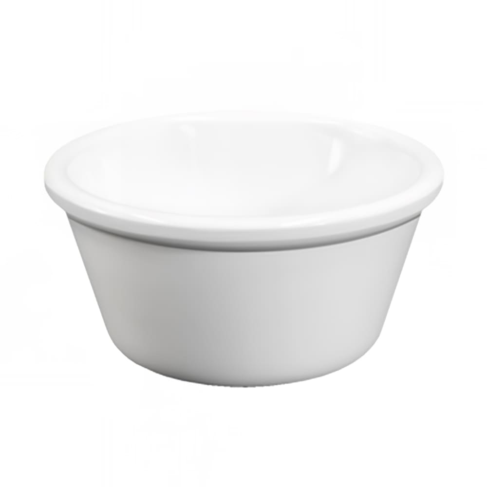 Elite Global Solutions 6 oz Melamine Ramekin, White (B375SM-W)