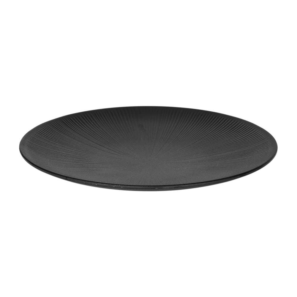 Elite Global Solutions 13" Round Melamine Plate, Black (B380130-B)