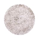 Elite Global Solutions 13" Round Melamine Plate, Brown Marble (B380130-BRM) thumbnail 2