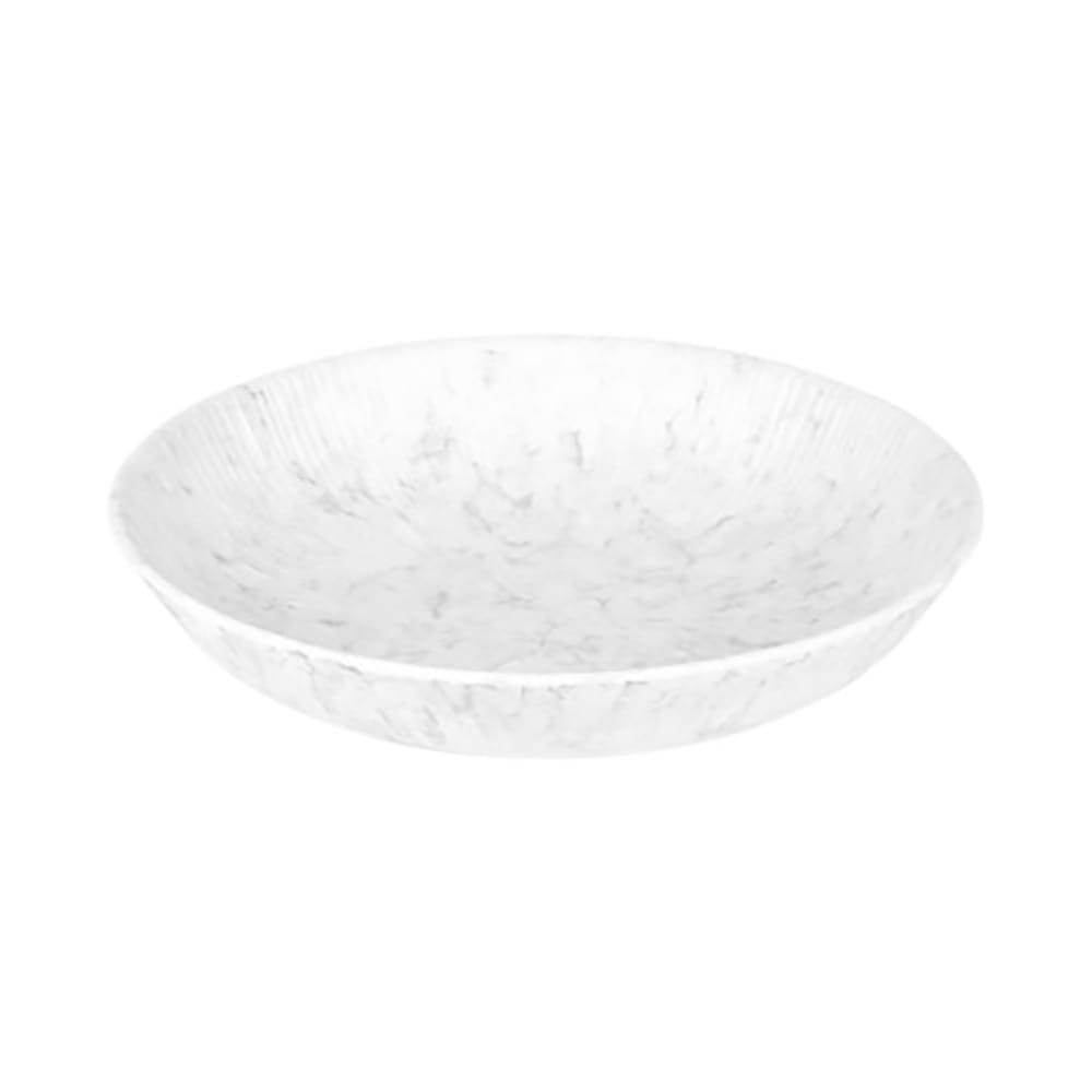 Elite Global Solutions 36 oz Round Melamine Bowl, Gray Marble (B381885-GYM)