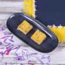 Elite Global Solutions Oval Plastic Dinner Plate - 11" x 5 1/4", Stardust Blue (B396110-SDB) thumbnail 6