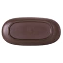 Elite Global Solutions Oval Plastic Dinner Plate - 11" x 5 1/4", Stardust Green (B396110-SDG) thumbnail 4