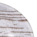 Elite Global Solutions Oval Plastic Dinner Plate - 11" x 5 1/4", Stardust White (B396110-SDW) thumbnail 5